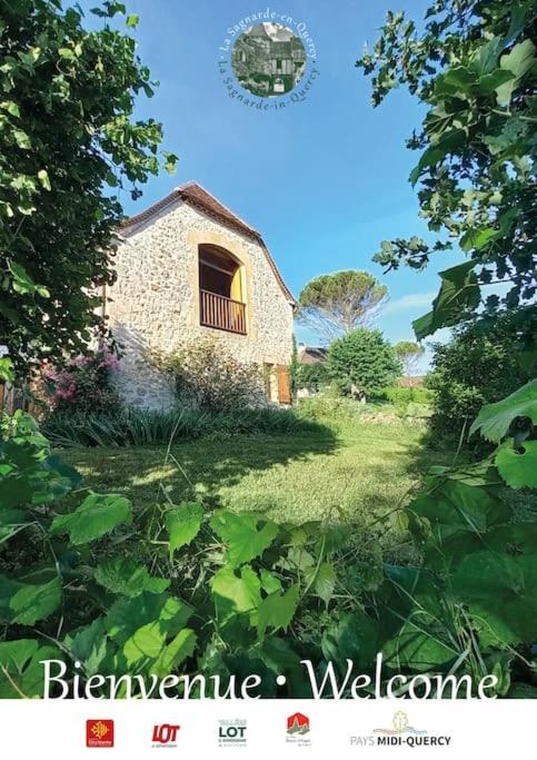 La Sagnarde, Maison En Pierre, ルブレサック エクステリア 写真